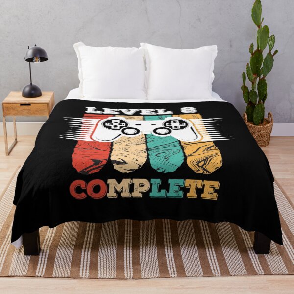 Item preview, Level 8 Complete 8th Birthday - Celebrate 8th Wedding Gift Video Gamer designed and sold by graphicmeyou.