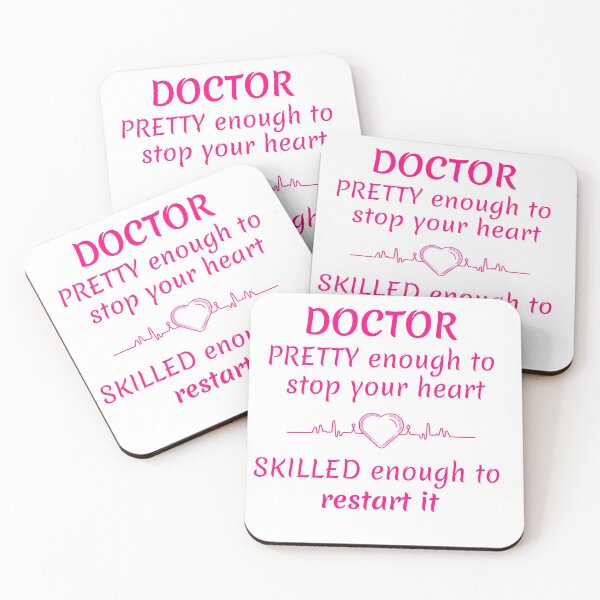 Item preview, Doctor Pretty enough to stop your heart, Skilled enough to restart it, Funny Doctor, Gift For Essential Medical workers designed and sold by ForStrong.