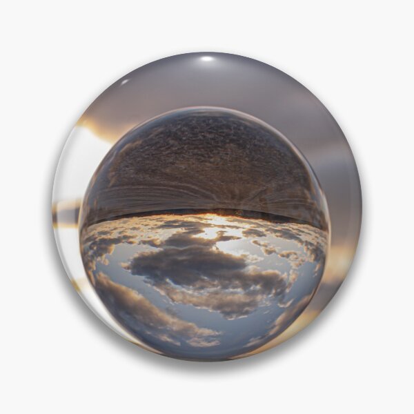 Item preview, Cloudy Michigan sunset within lensball designed and sold by Joshua Satterlee.