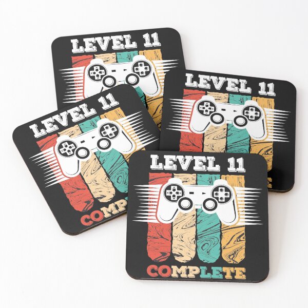 Item preview, Level 11 Complete 11th Birthday - Celebrate 11th Wedding Gift Video Gamer designed and sold by graphicmeyou.