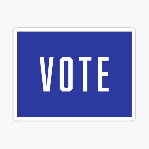 Vista previa del artículo con la obra «VOTO (Edición Azul)», diseñado y vendido por S-NettiThings.