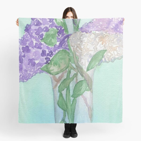 Lilac Symmetry Scarf