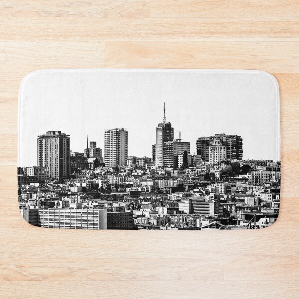 Item preview, city view at San Francisco in black and white designed and sold by Mrvell.