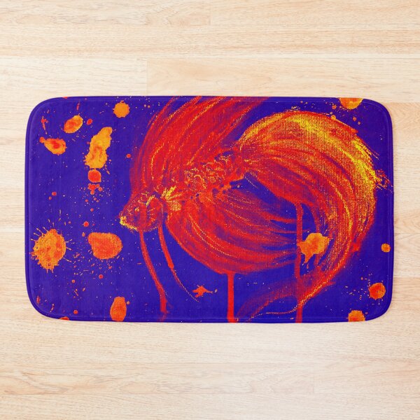 Item preview, Vibrant Red Splatter Betta designed and sold by PaintedPuffer.