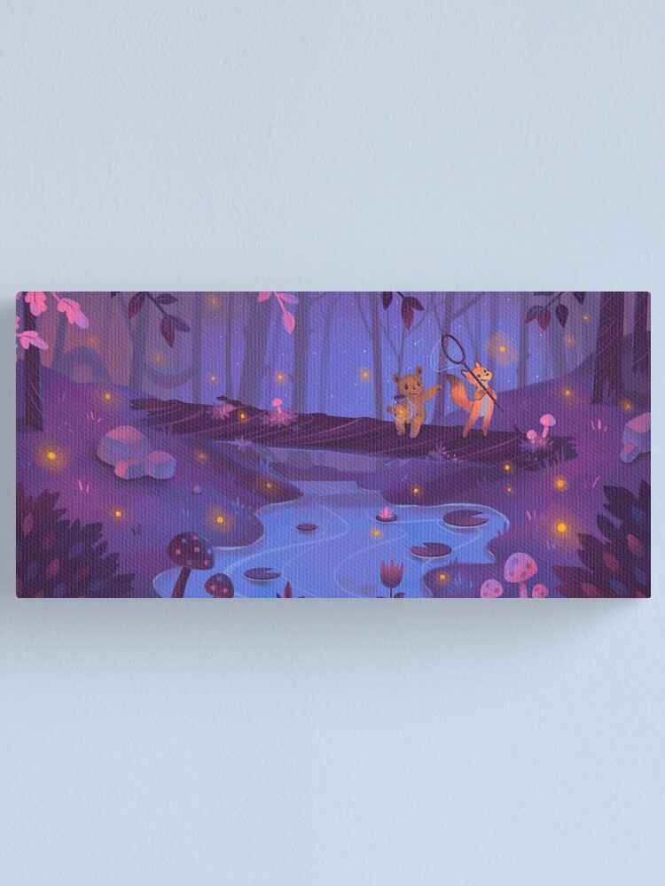 Alternate view of Catching Fireflies Canvas Print