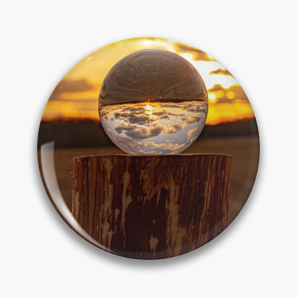 Item preview, Cloudy Michigan sunset within lensball designed and sold by Joshua Satterlee.
