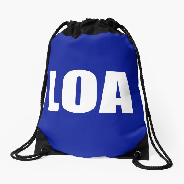 LOA! I LOVE THE LAW OF ATTRACTION FUNNY CUTE DESIGN GIFT IDEA UNIQUE COOL AWESOME Drawstring Bag