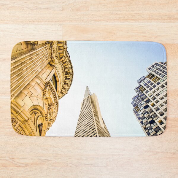 Item preview, pyramid building and modern building and vintage style building at San Francisco, USA designed and sold by Mrvell.