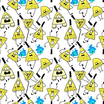Artwork thumbnail, Bill Cipher Pattern by RoryGoesPchooo