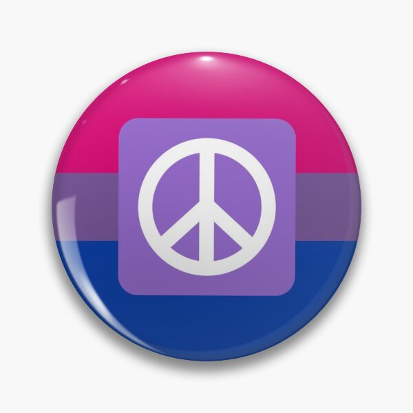Bi Peace Pin