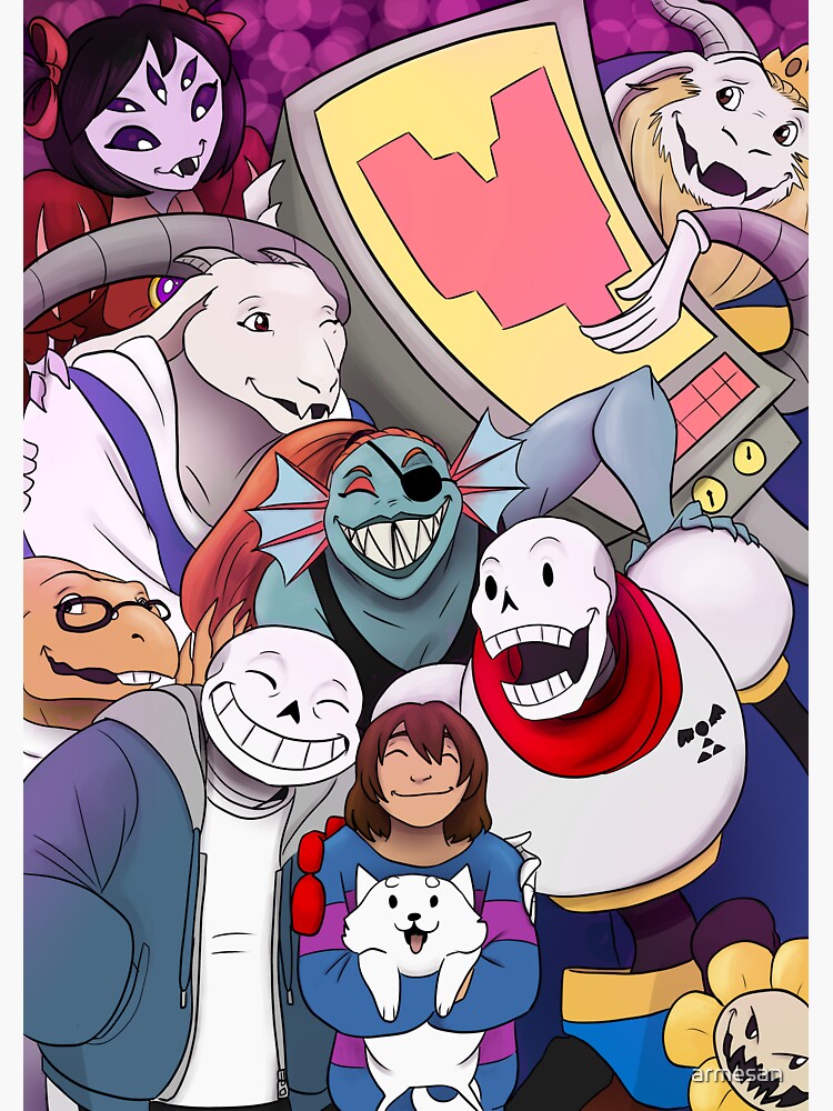 Undertale Group Photo by armesan