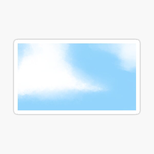 Some clouds Sticker