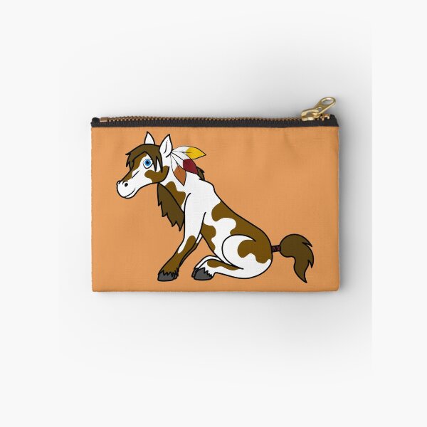 Item preview, Thanksgiving Painted Horse with Turkey Feathers designed and sold by Grifynne.