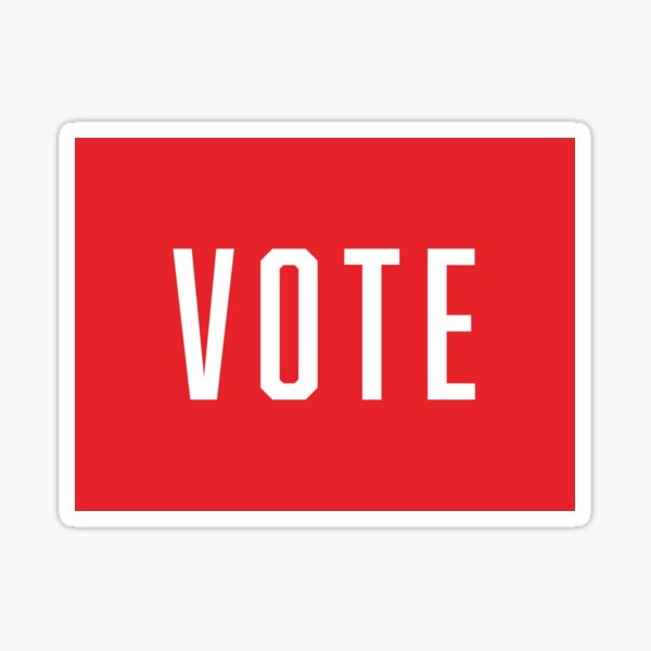 Vista previa del artículo con la obra «VOTO (Edición Roja)», diseñado y vendido por S-NettiThings.