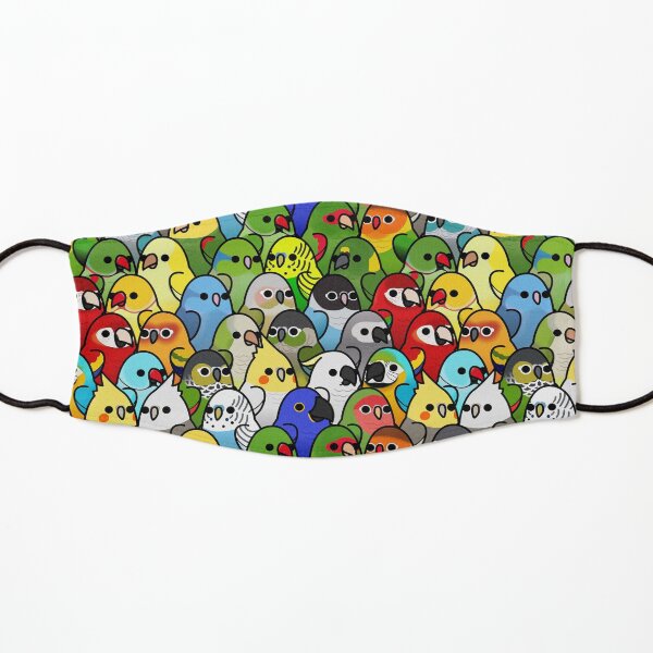 Too Many Birds! Bird Squad Classic Kids Mask