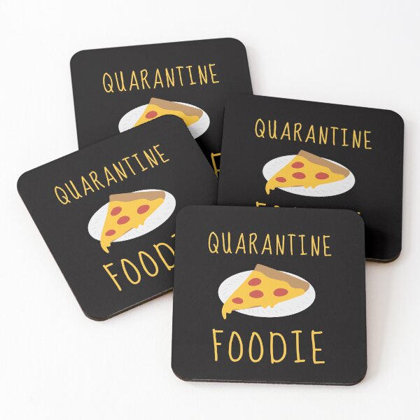 Item preview, Quarantine Pizza Foodie Funny Cute Foodie Introvert Shirt Cute Funny Burger Cheese Chocolate Stay Home Virus Cute Animals Pets Funny Pandemic Gift Sarcastic Inspirational Motivational Birthday Present designed and sold by EpsilonEridani.