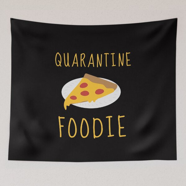 Item preview, Quarantine Pizza Foodie Funny Cute Foodie Introvert Shirt Cute Funny Burger Cheese Chocolate Stay Home Virus Cute Animals Pets Funny Pandemic Gift Sarcastic Inspirational Motivational Birthday Present designed and sold by EpsilonEridani.