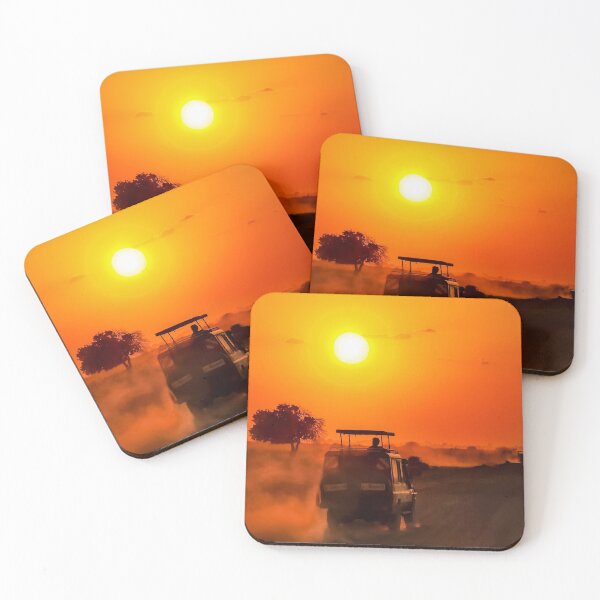 Item preview, Driving Into a Glowing African Sunset designed and sold by Mitchell Grosky.