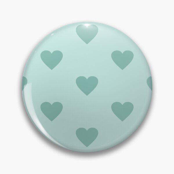 Item preview, Pattern heart cute little hearts pastel mint turquoise designed and sold by PandaPope.