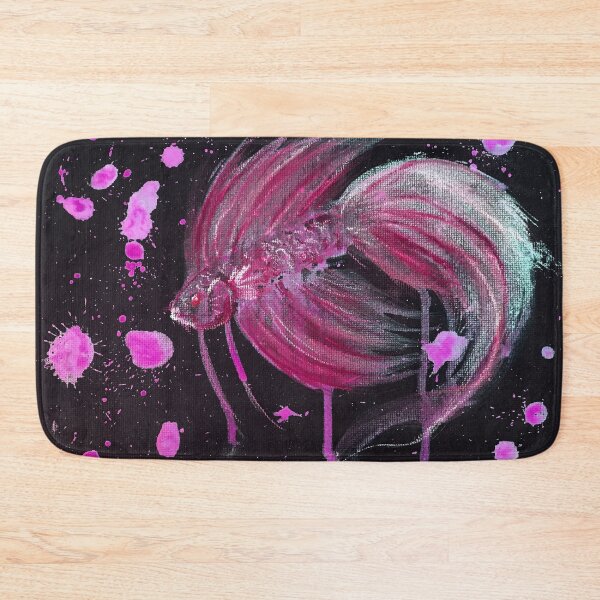 Item preview, Fuschia Splatter Betta designed and sold by PaintedPuffer.