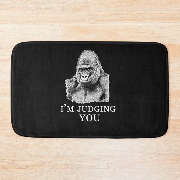 Item preview, I'm Judging You Gorilla Ape Design Gorilla Art Print designed and sold by TeesByDesign.