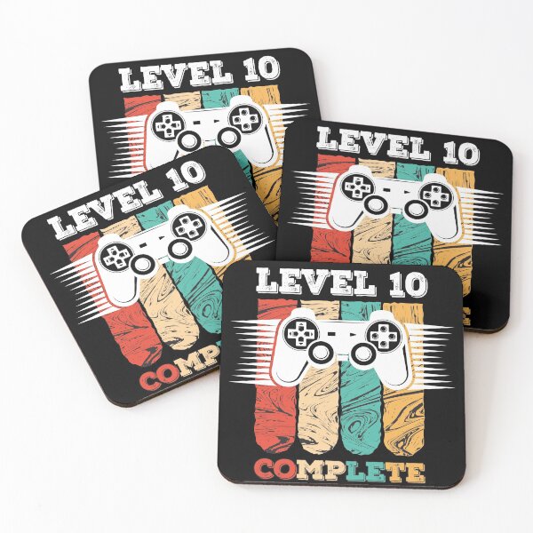Item preview, Level 10 Complete 10th Birthday - Celebrate 10th Wedding Gift Video Gamer designed and sold by graphicmeyou.