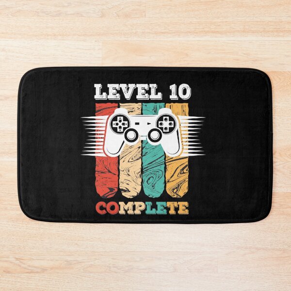 Item preview, Level 10 Complete 10th Birthday - Celebrate 10th Wedding Gift Video Gamer designed and sold by graphicmeyou.