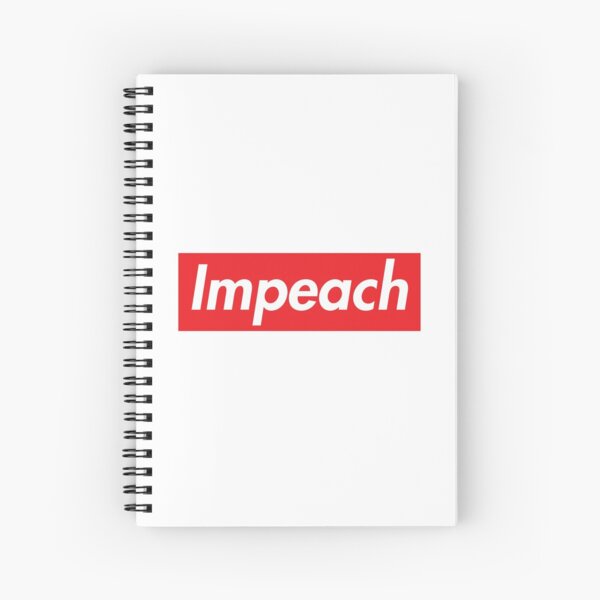 Impeach Supreme Spiral Notebook