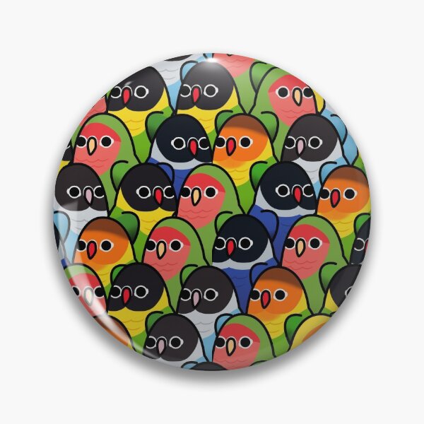 Item preview, Too Many Birds! - Lovebird Squad designed and sold by MaddeMichael.