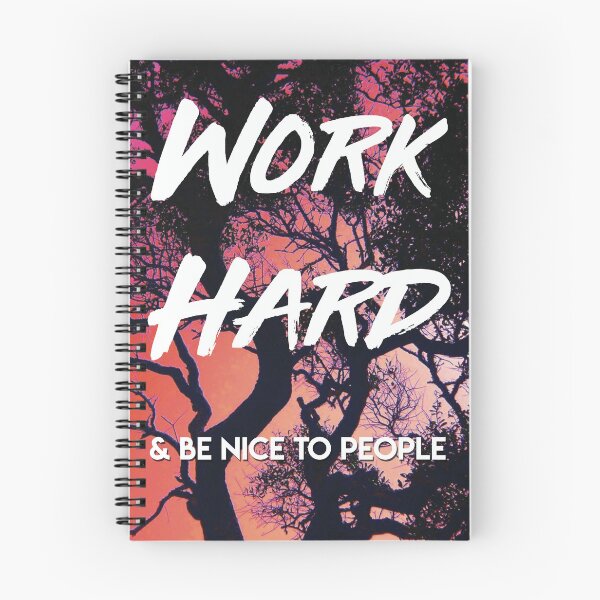 Item preview, Work hard and be nice to people designed and sold by artbymeagan.