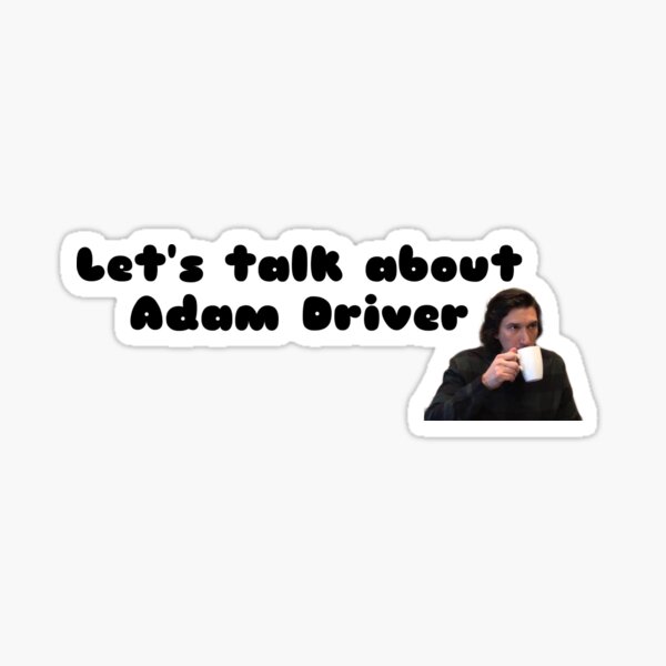 Aperçu de l'œuvre Parlons d'Adam Driver créée et vendue par ashlyngawel.