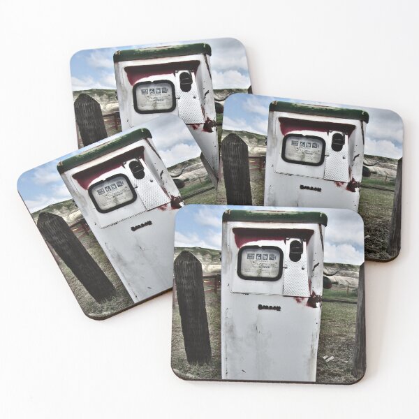 Item preview, A retired gas pump in the Badlands of Alberta, Canada designed and sold by Regina Landeck.