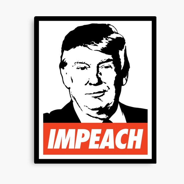 Impeach Trump Canvas Print
