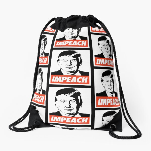 Impeach Trump Drawstring Bag