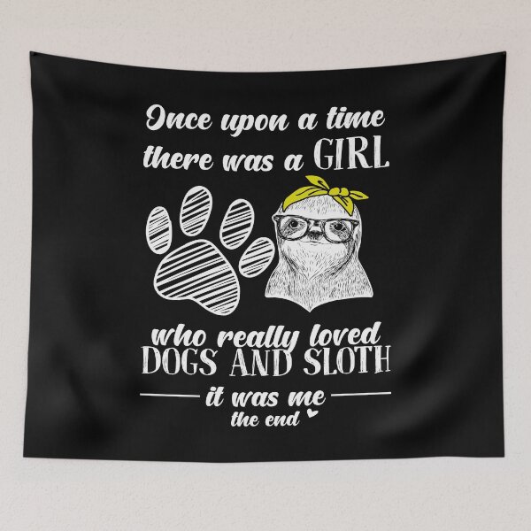 Item preview, GIRLS LOVE DOGS AND SLOTHS designed and sold by Super3.