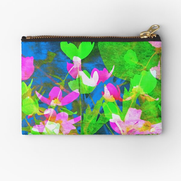 Fun Florals Celebrating the Season Zipper Pouch