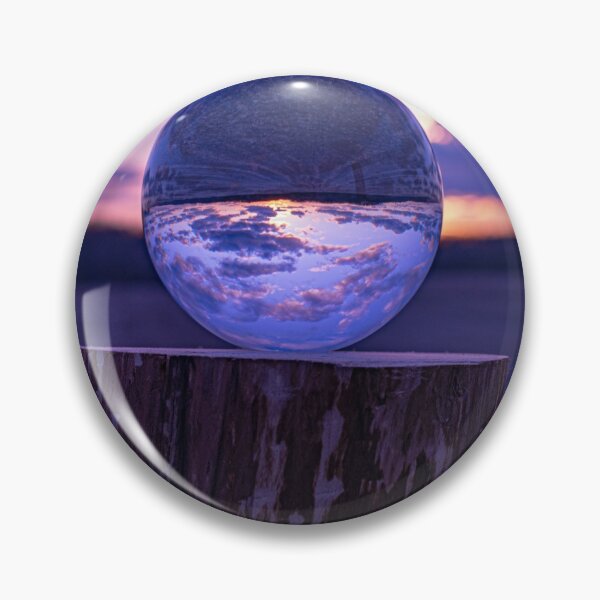 Item preview, Cloudy Michigan sunset within lensball designed and sold by Joshua Satterlee.