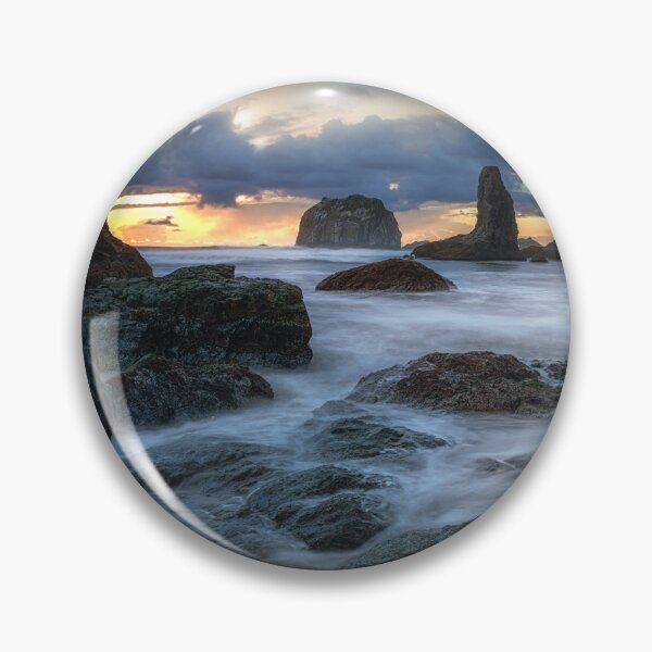 Item preview, Breathtaking Face Rock Beach Bandon Oregon Sunset designed and sold by MarniePatchett.