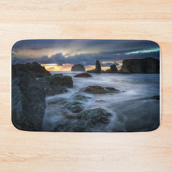 Item preview, Breathtaking Face Rock Beach Bandon Oregon Sunset designed and sold by MarniePatchett.