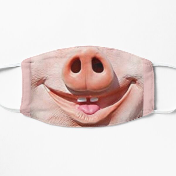 Pig Face Masks Redbubble - roblox rat nose id
