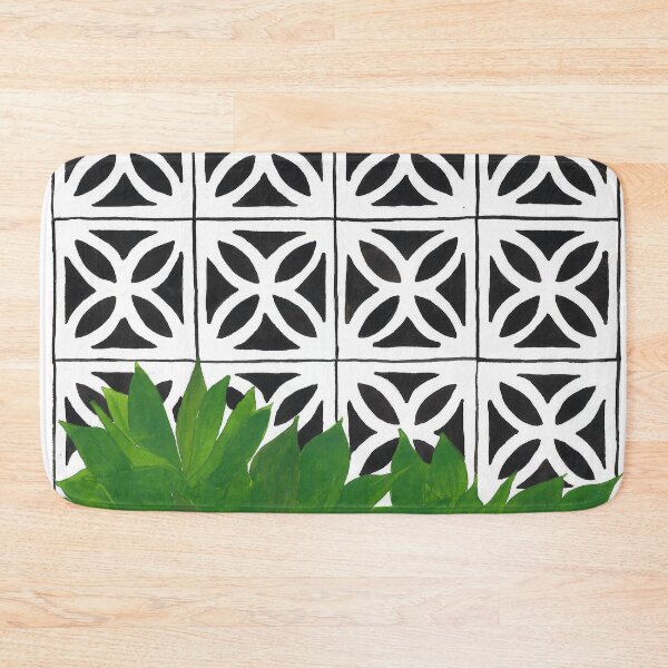 Item preview, Mid Century Modern Breeze Blocks and Plants designed and sold by jenbucheli.