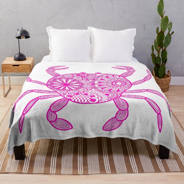 Item preview, Mandala Crab (pink and white) designed and sold by Calen  Picard-Carroll.