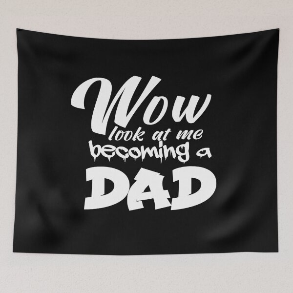 Item preview, Wow Look At me Becoming a Dad: Funny Personalized Gift Idea For Dad designed and sold by AG-World00.