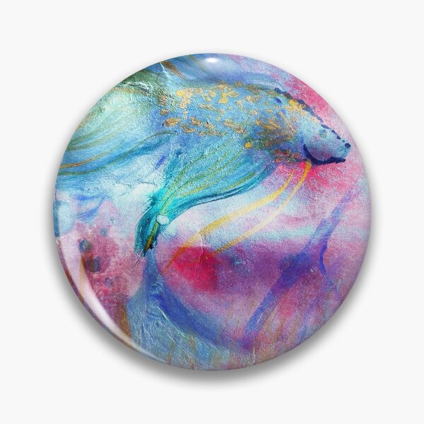 Item preview, Iridescent Abstract Betta designed and sold by PaintedPuffer.