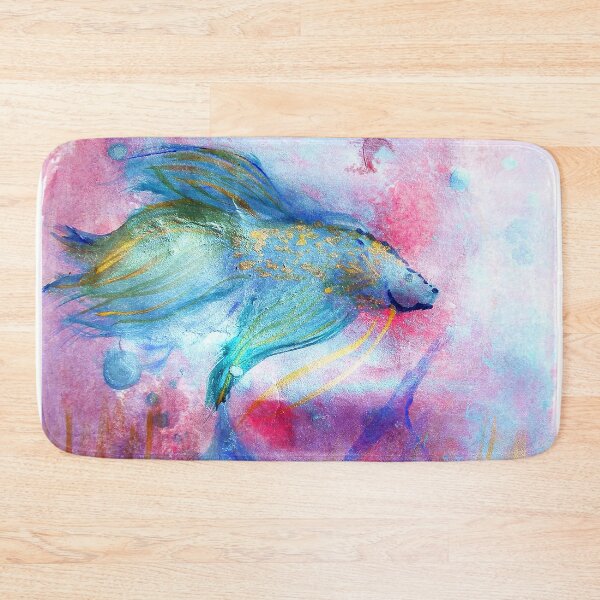 Item preview, Iridescent Abstract Betta designed and sold by PaintedPuffer.
