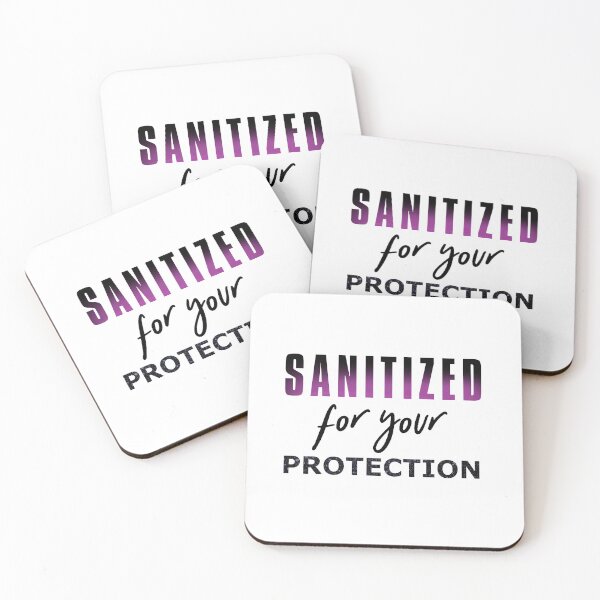 Item preview, Sanitized for your protection designed and sold by Loopytunes.