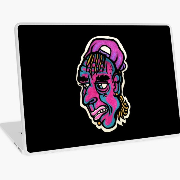 Burnout - Black Background Version Laptop Skin