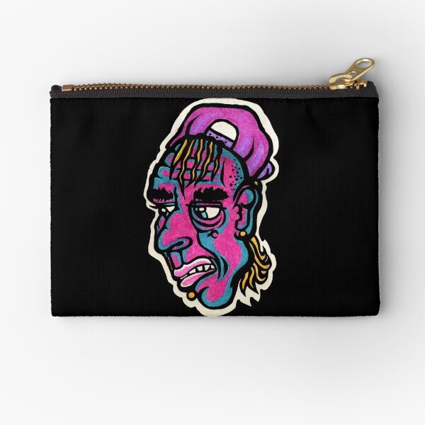 Burnout - Black Background Version Zipper Pouch
