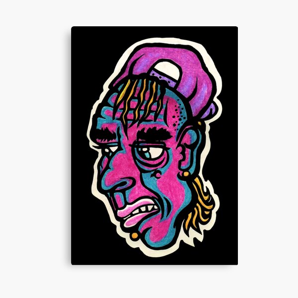 Burnout - Black Background Version Canvas Print