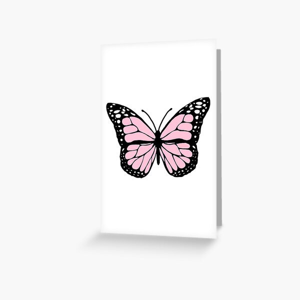 Pink Butterfly Sticker Poster for Sale by lcd93